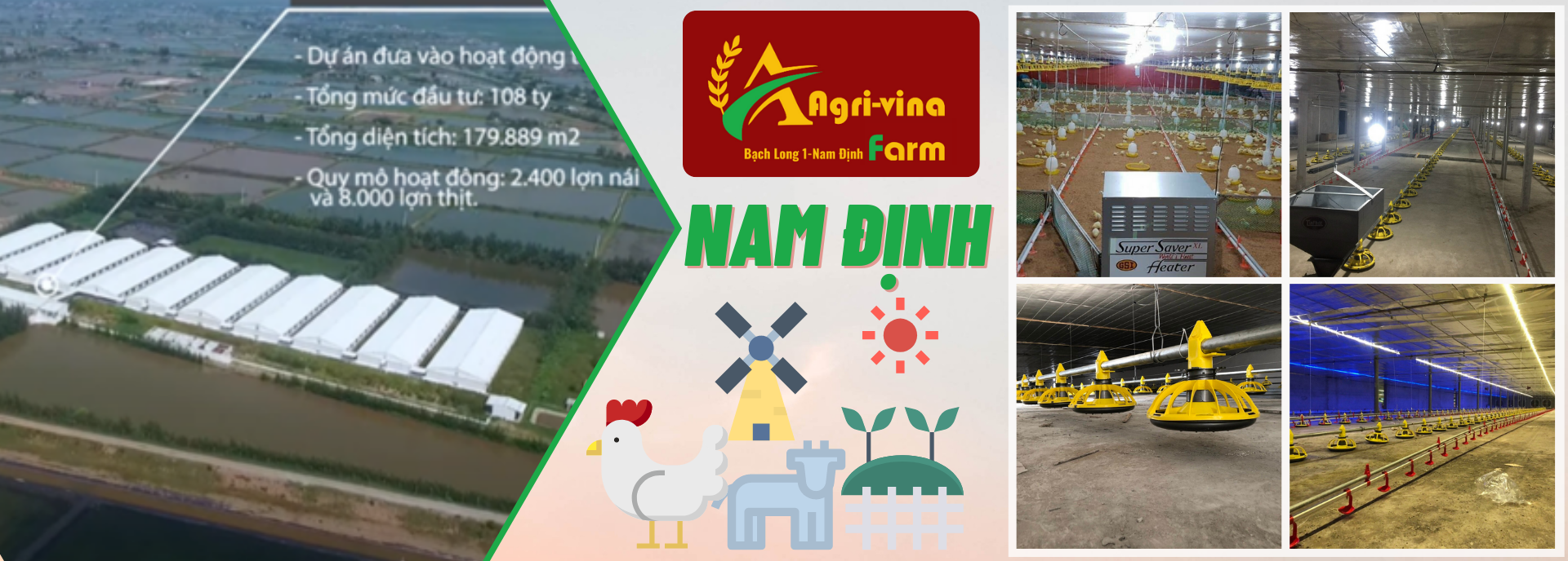 Agri-vina: Bạch Long 1 - Nam Định